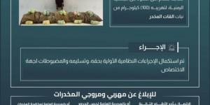 القبض على مخالف لتهريبه (100) كجم من القات بـالدائر - هرم مصر