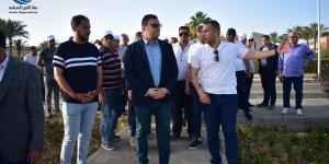 رئيس جهاز القري السياحية يعلن عن الإنتهاء من تنفيذ أعمال طريق 22 - هرم مصر