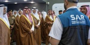 وزير الداخلية السعودي يتابع سير العمل في مركز العمليات والتحكم بقطار المشاعر المقدسة في مشعر عرفات - هرم مصر
