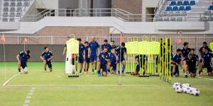 «الأزرق» يجري تدريباته على استاد النصر اليوم - هرم مصر