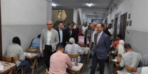رئيس جامعة عين شمس يتفقد امتحانات الفصل الدراسي الثاني - هرم مصر