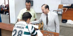 نائب رئيس جامعة بنها يتفقد سير امتحانات الفصل الدراسي الثاني - هرم مصر