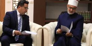 خلال استقباله رئيس حزب الوعي مفتي الجمهورية يؤكد:.العمل الوطني المشترك طريقنا لتحصين الوعي وصون الهوية - هرم مصر