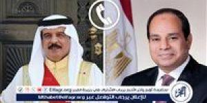 السيسي يتلقى اتصال تهنئة بعيد الأضحى من ملك البحرين.. وتأكيد على قوة العلاقات الأخوية بين البلدين - هرم مصر