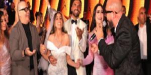محمود العسيلي يتألق فى حفل زفاف منة القيعي ويوسف حشيش - هرم مصر