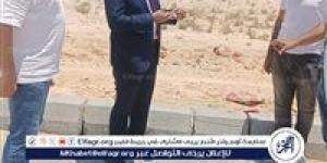 محافظ مطروح يتفقد أعمال التطوير على جانبى طريق مطار العلمين الدولي - هرم مصر