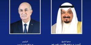 رئيس مجلس الوزراء الكويتي يهنئ الرئيس الجزائري بذكرى الاستقلال لبلاده - هرم مصر