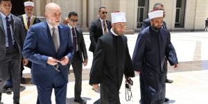 وزير الأوقاف يستقبل نظيره الفلسطيني وقاضي قضاة فلسطين - هرم مصر
