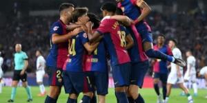 برشلونة يتقدم أمام رايو فاليكانو بهدف فى الشوط الأول - هرم مصر