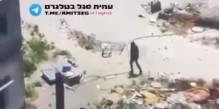 على طريقة ألعاب الفيديو.. إسرائيل تقتل فلسطينيا من ذوى الاحتياجات الخاصة.. فيديو - هرم مصر