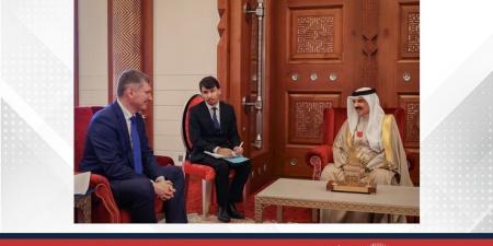جلالة الملك المعظم يستقبل وزير التنمية الاقتصادية لروسيا الاتحادية - هرم مصر