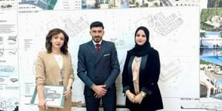 مشاركة فاعلة لجامعة الزرقاء في مناقشات مشاريع التخرج بجامعة ال البيت - هرم مصر