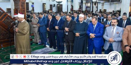محافظ الإسكندرية يؤدي صلاة عيد الأضحى المبارك بمسجد سيدي جابر بنطاق حي شرق - هرم مصر