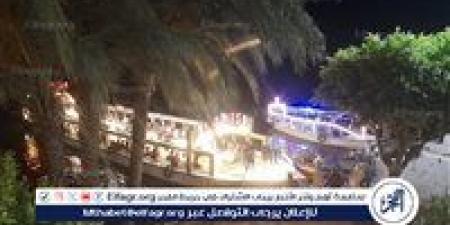 الفجر ترصد احتفالات المواطنين بثاني أيام العيد على العبارات النهرية وكورنيش نيل أسيوط - هرم مصر