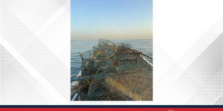 خفر السواحل: ضبط عدد من مصائد الأسماك (القراقير) الممنوع استخدامها في المناطق المحمية - هرم مصر