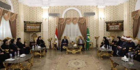 محافظ المنيا يستقبل المهنئين بعيد الأضحي في الديوان العام - هرم مصر