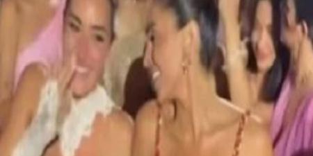 دينا الشربيني مطلوبة على جوجل بعد مشاركتها فى حفل زفاف أمينة خليل - هرم مصر