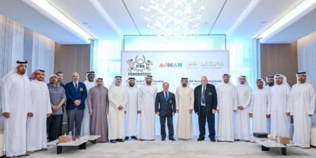 فهيم يصل الامارات لافتتاح بطولة آسيا لكمال الأجسام 2025 - هرم مصر
