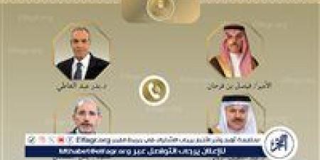 اتصالات متواصلة لوزير الخارجية مع وزراء خارجية السعودية والأردن والبحرين - هرم مصر