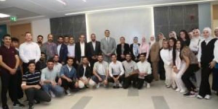 افتتاح معرض الأنشطة الطلابية في كلية العلوم الطبية التطبيقية ضمن فعاليات اليوم العلمي لقسم العلاج الطبيعي - هرم مصر
