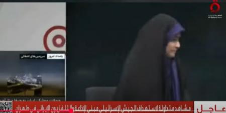 مشاهد لاستهداف الجيش الإسرائيلي مبنى الإذاعة والتليفزيون الإيراني في طهران - هرم مصر