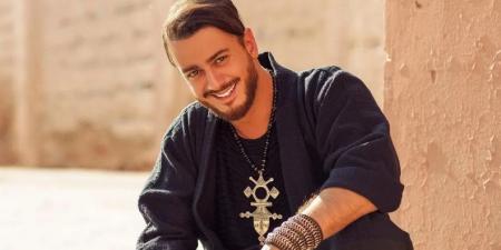 سعد لمجرد يروج لأحدث أعمالة الغنائية - هرم مصر