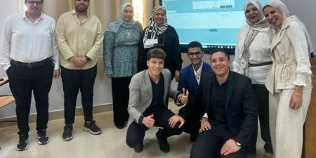 طلاب الجامعة المصرية الروسية يصممون نظام معلومات محاسبى متكامل.. صور - هرم مصر