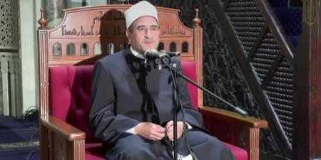 خطيب الأزهر: سيأتي يوم ينتصر فيه أهل الحق وتعود الحقوق لأصحابها - هرم مصر