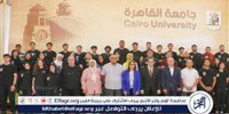 جامعة القاهرة تضيء طريق "المجد "لأبطال ألعاب القوي - هرم مصر