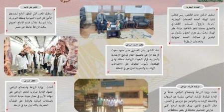أبرز أنشطة وزارة الزراعة خلال أسبوع - هرم مصر