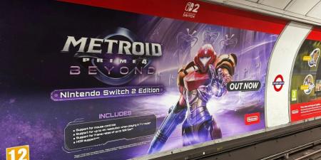 إعلان Metroid Prime 4 في مترو أنفاق لندن يزعم أن اللعبة “متوفرة الآن” - هرم مصر