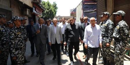 مدير أمن القاهرة يصل موقع حادث عقارات حدائق القبة - هرم مصر