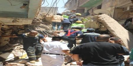 انهيار عقارين بحدائق القبة: جهود الإنقاذ تتواصل بعد استخراج 12 شخصًا ووجود حالتي وفاة - هرم مصر