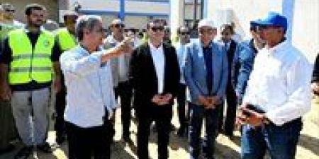 وزير الإسكان ومحافظ المنيا يتفقدان محطة مياه شرب صفانية ومحطة معالجة صرف صحي بلهاسة - هرم مصر