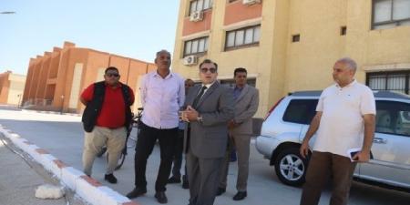 رئيس جامعة جنوب الوادي يتابع معدلات الإنجاز بالمقر الجديد لإدارة الأمن الجامعي - هرم مصر