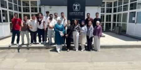 جامعة الزرقاء تشارك في تحكيم مشاريع هندسة العمارة بجامعة الشرق الأوسط - هرم مصر
