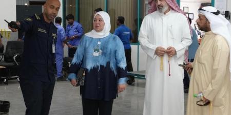 القلاف تفقدت صالة الركاب بادارة جمارك الموانئ الشمالية وجزيرة فيلكا - هرم مصر