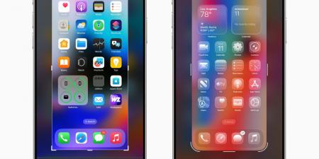 iOS 26  مقابل iOS 18.. أبل تعيد تصميم واجهة المستخدم لتجربة أكثر انسيابية - هرم مصر