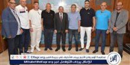 محافظ بورسعيد يستقبل مجلس المصري - هرم مصر