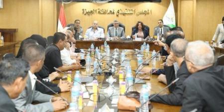 محافظ الجيزة يلتقي الوفد اليمني التابع للمنظمة العربية للتنمية الإدارية - هرم مصر