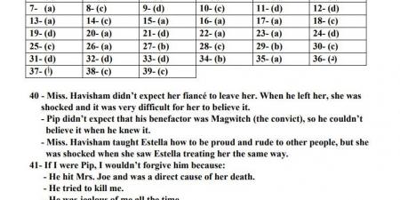 لـ الثانوية العامة 2025.. حل النموذج الاسترشادي التاسع في اللغة الانجليزية #مراجعات_نهائية #الثانوية_العامة_2025 #بوابة_الجمهورية_أون_لاين - هرم مصر
