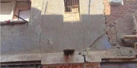 انهيار أجزاء من منزل مكون من طابقين بالخانكة - هرم مصر