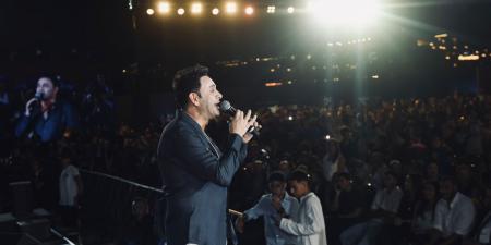 مصطفى قمر يتألق في حفله بالهرم بأجمل أغانيه  - هرم مصر