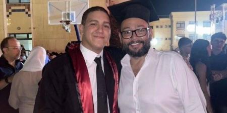 أحمد رزق يهنئ نجله بتفوقه الدراسي عقبال الجامعة يا ميزو - هرم مصر