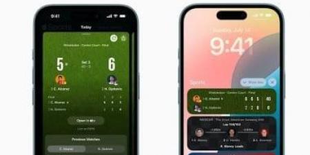تطبيق Apple Sports يضيف تتبع نقاط التنس مباشرة مع انطلاق ويمبلدون - هرم مصر