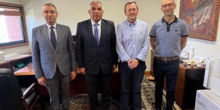 انفجار خط مياه رئيسي في المحلة.. صور - هرم مصر