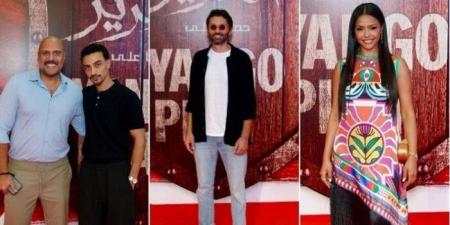 بحضور عدد من النجوم.. كريم محمود عبد العزيز يحتفل بالعرض الخاص لـ«مملكة الحرير» - هرم مصر