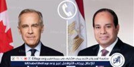 عاجل- السيسي يهنئ رئيس وزراء كندا الجديد ويبحث معه تعزيز التعاون ووقف إطلاق النار في غزة - هرم مصر