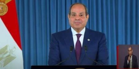 الرئيس السيسي: مصر تسطر منذ عام 2013 تاريخا جديدا لا بالأقوال بل بالأفعال والمشروعات - هرم مصر