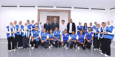 محافظ دمياط يلتقى مع متطوعى وزارة الشباب والرياضة "YLY" - هرم مصر